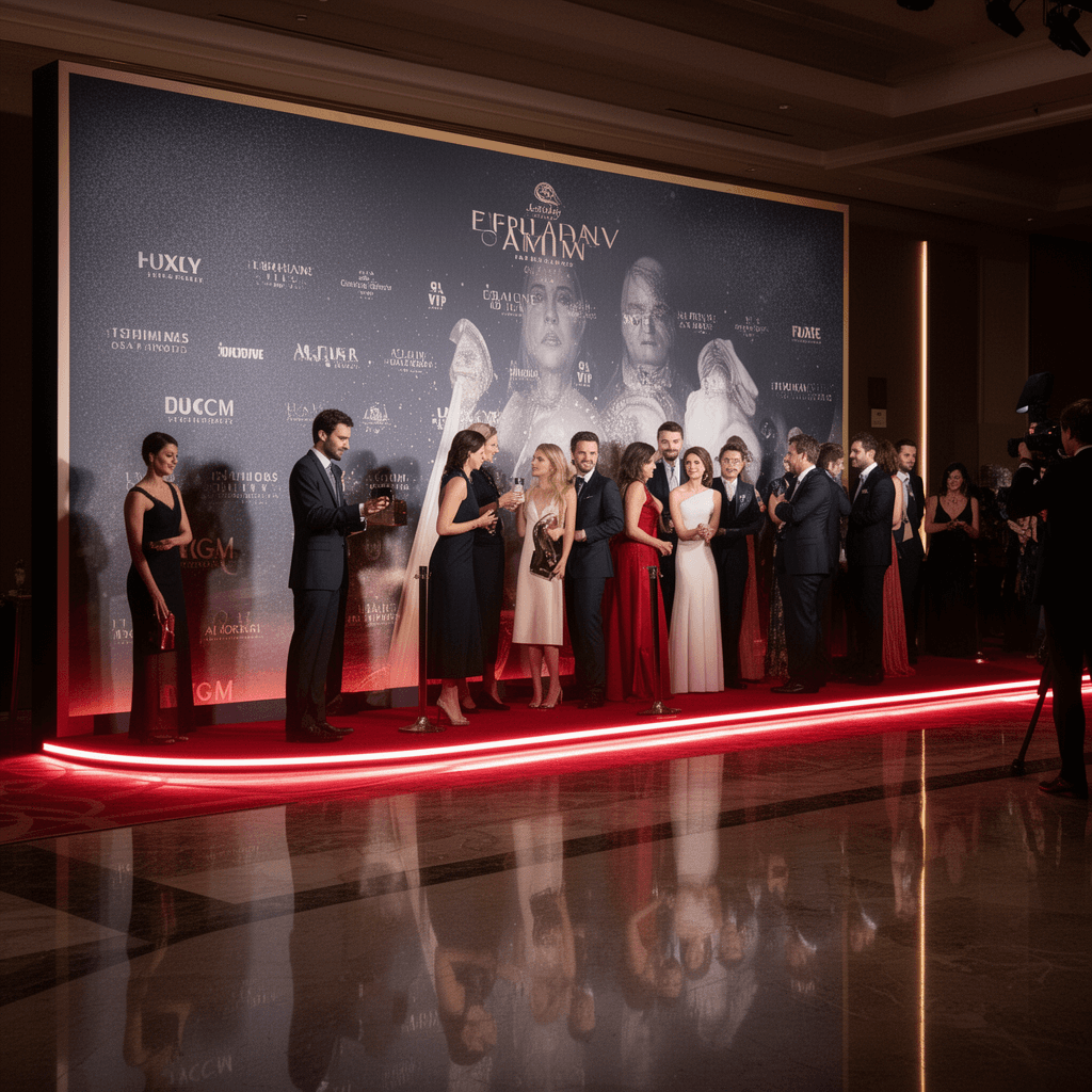  stand de luxe avec éclairage LED intégré